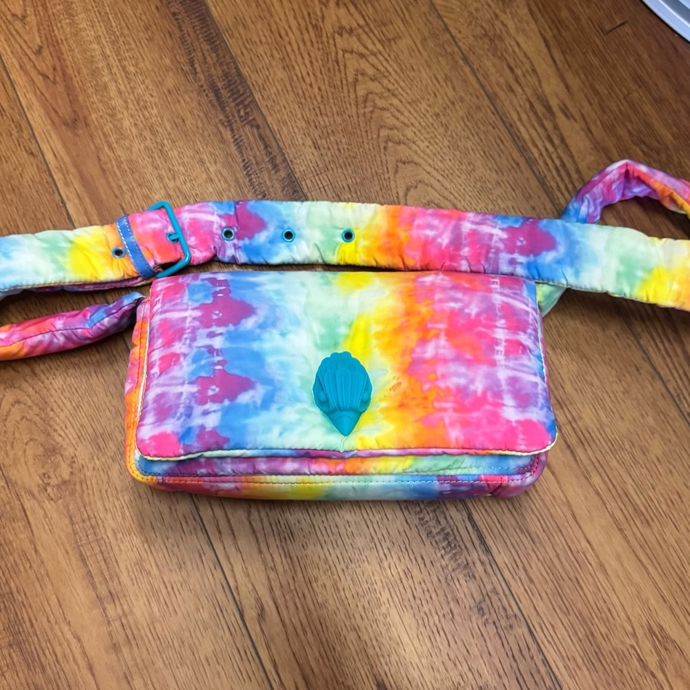 Kurt Geiger Colorful Tie-Dye Women's crossover bag.